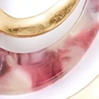 Women's Gold Tone Berry Orbital Pendant Necklace