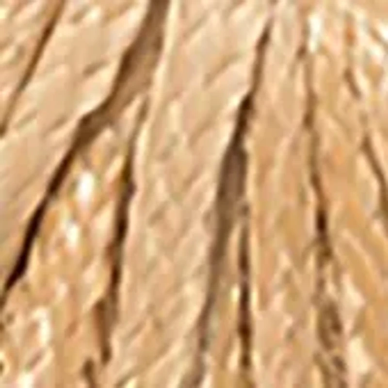 Thread Wrapped Open Oval Post Drop Earrings