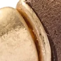 Brown Gold Tone Stretch Bracelet