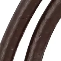 Brown Double Open Teardrop Earring