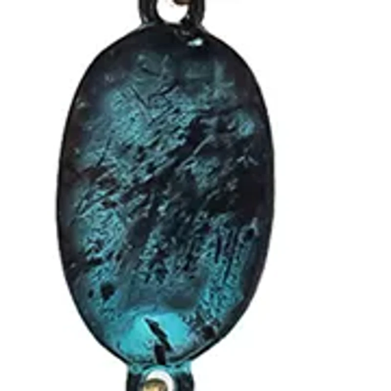 Two-Tone Linked Disc Necklace