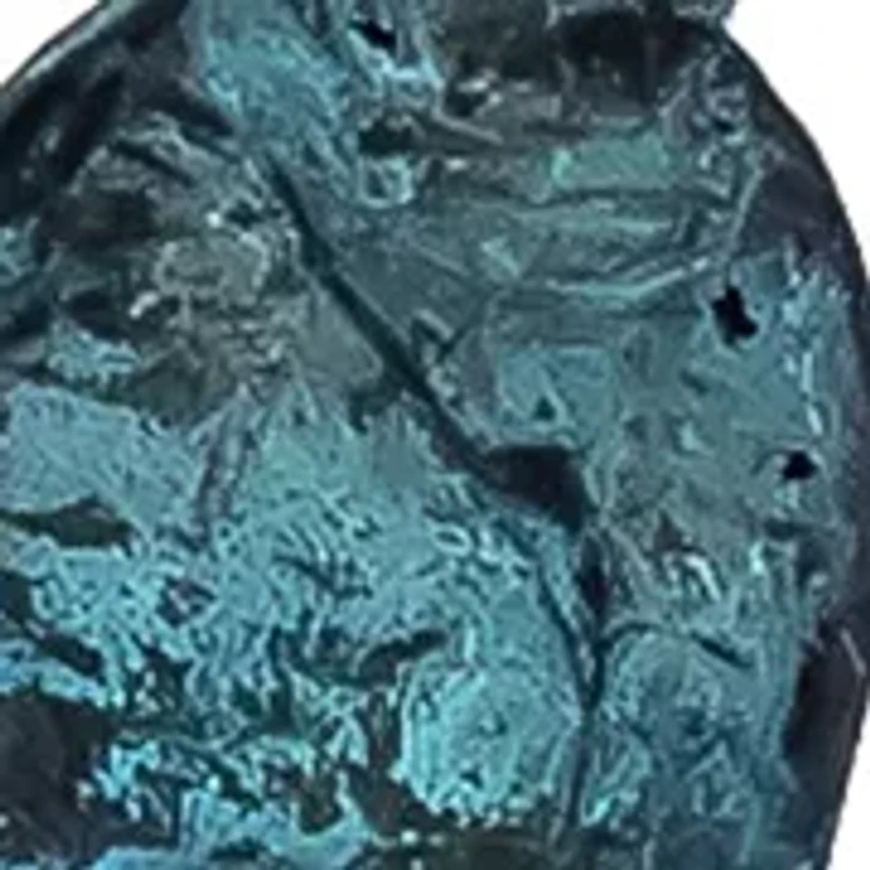 Two Tone Linked Patina Disc Bracelet