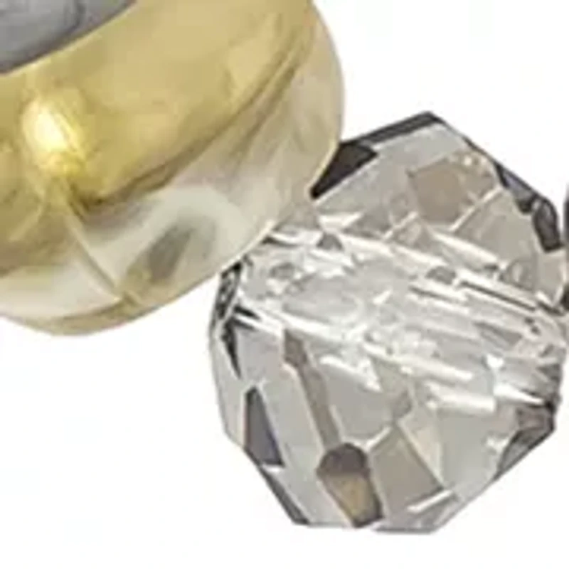 Grey Multi Beaded Stretch Bracelet Set