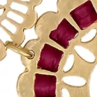 Cutout Disc Frontal Necklace