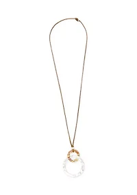 Silver Tone Multi Pendant Necklace
