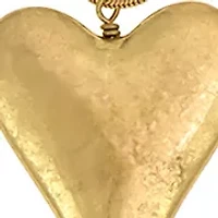 Two Heart Pendant Multi Layered Necklace