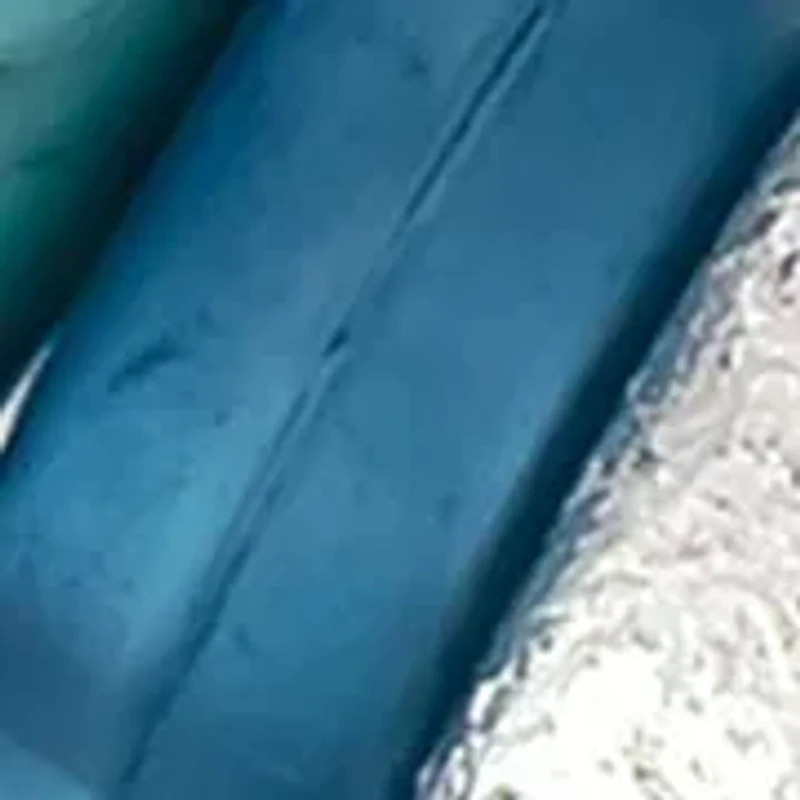 Silver Tone Cylinder Bead Stretch Bracelet