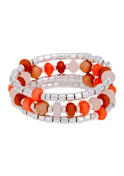 Beaded Coil Bracelet