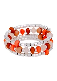 Beaded Coil Bracelet