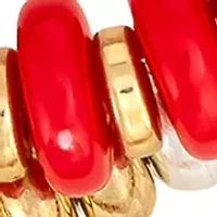 Multi Beaded Stretch Bracelet Trio Set