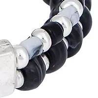Beaded Front Bar Stretch Bracelet