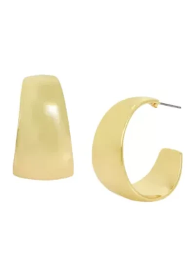 Chunky Huggie Earrings