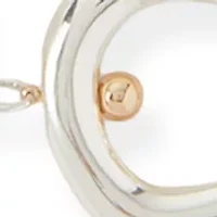 Open Circle Link Collar Necklace