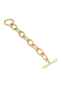 Textured Chain Link Bracelet