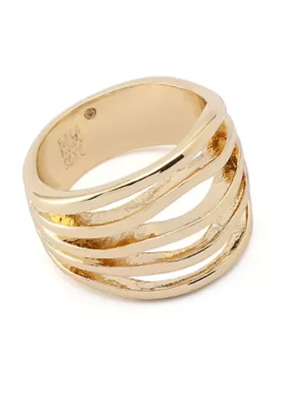 Layered Wire Band Ring