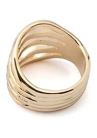 Layered Wire Band Ring