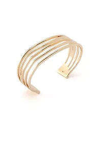 Layered Wire Cuff Bracelet