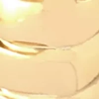 Ribbed Tube Hoop Earrings