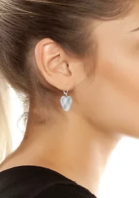 Heart Drop Earrings