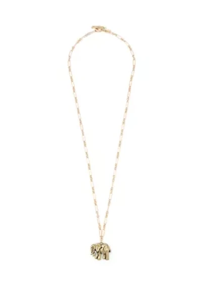 Elephant Pendant Necklace