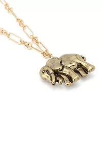 Elephant Pendant Necklace