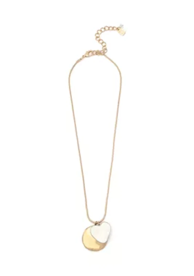 Heirloom Charms Mixed Coin Pendant Necklace