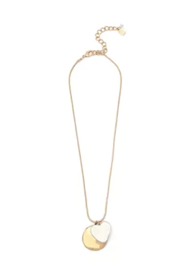 Heirloom Charms Mixed Coin Pendant Necklace