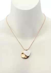 Heirloom Charms Mixed Coin Pendant Necklace
