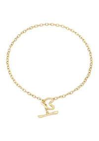 Heart Pendant Toggle Necklace