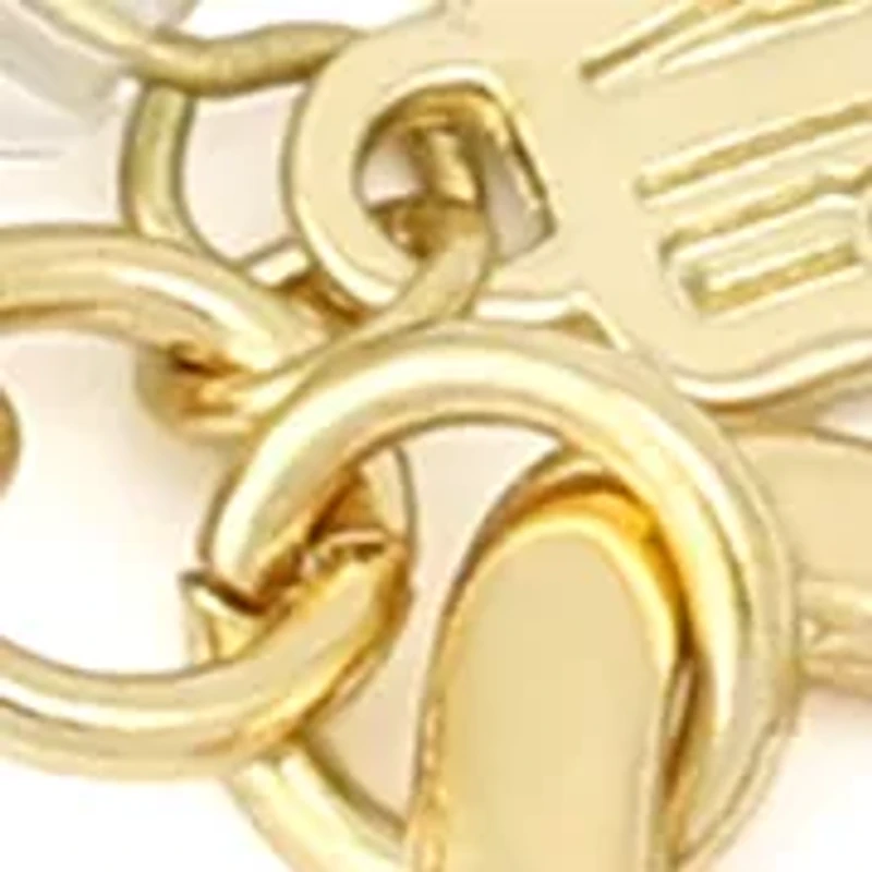 Link Gold Tone Toggle Bracelet