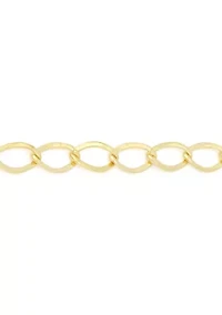 Link Gold Tone Toggle Bracelet