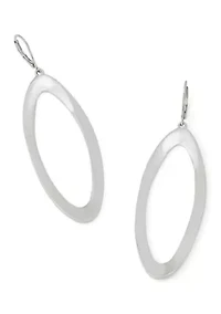 Oval Link Drop Earrings