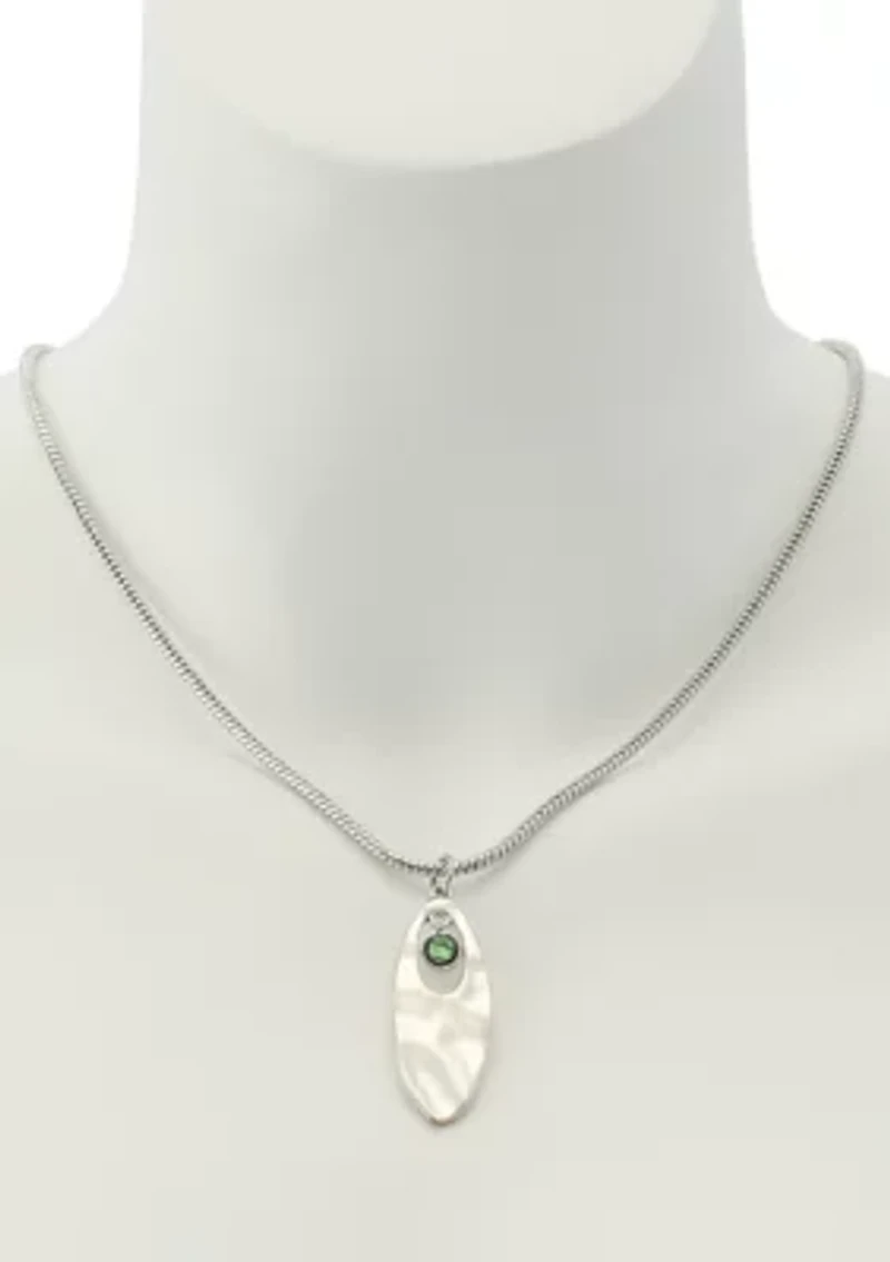 Abalone Pendant Necklace