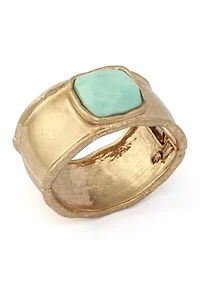 Turquoise Stone Bangle Bracelet