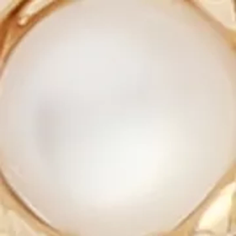 Mother of Pearl Cross Drop Earrings