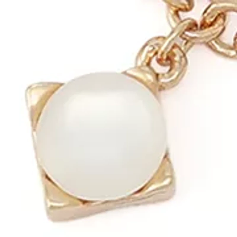 Mother of Pearl Cross Bib Necklace