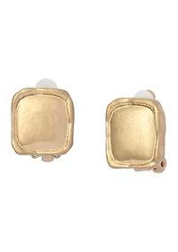 Square Clip-On Earrings