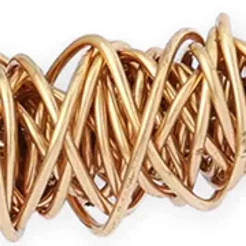 Heart Wire Wrap Hoop Earrings