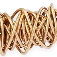 Heart Wire Wrap Hoop Earrings
