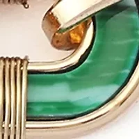 Malachite Reversible Link Bracelet