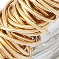 Wire Heart Cuff Bracelet