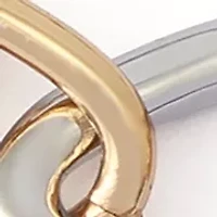 Two-Tone Sculpted Link Bracelet