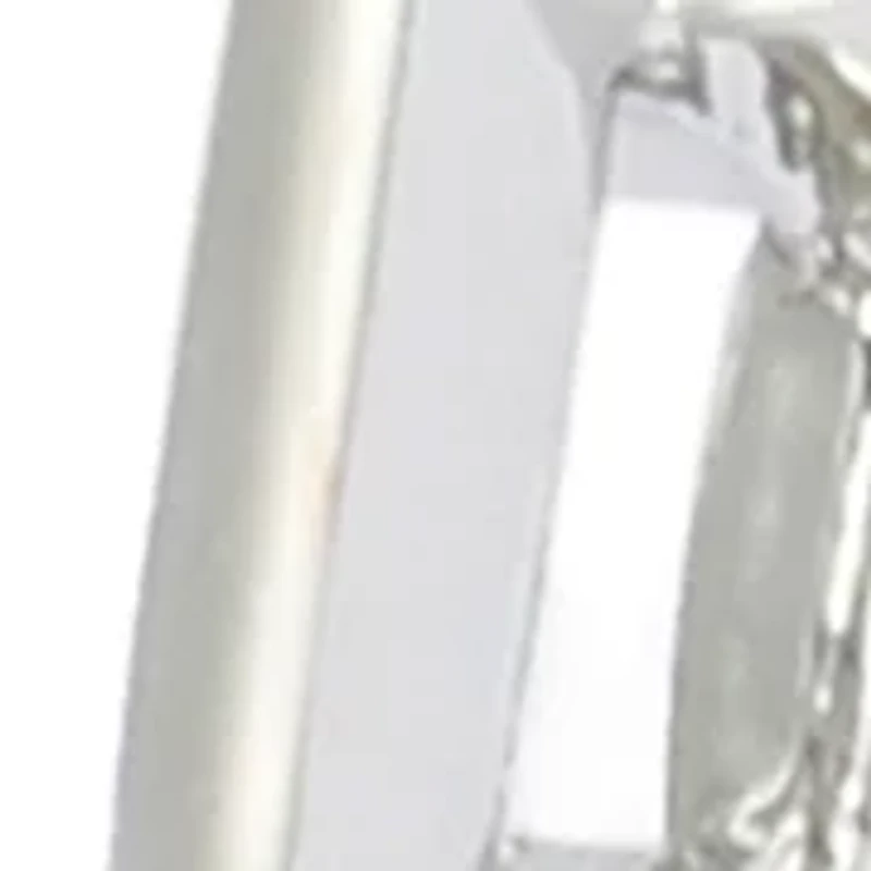 Small Wire Two Tone C Hoop Earrings 