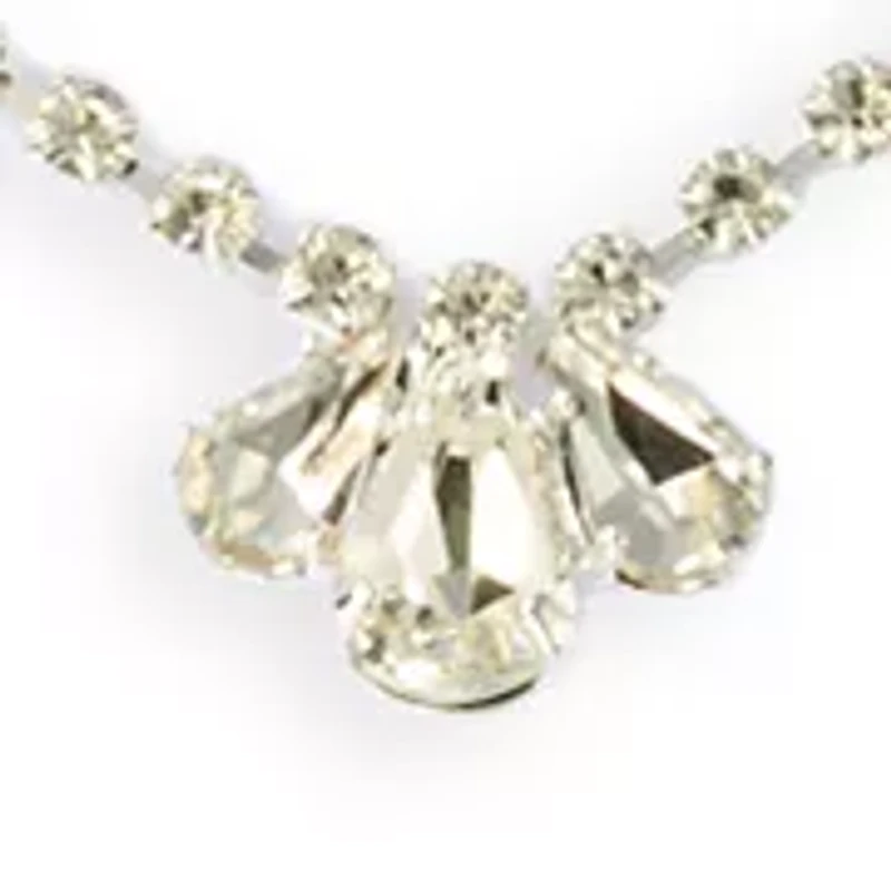 Four Row Rhinestone Necklace