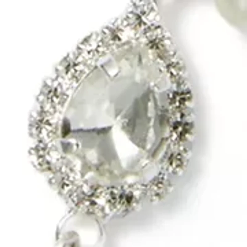 Multi Shape Crystal Y-Neck Necklace