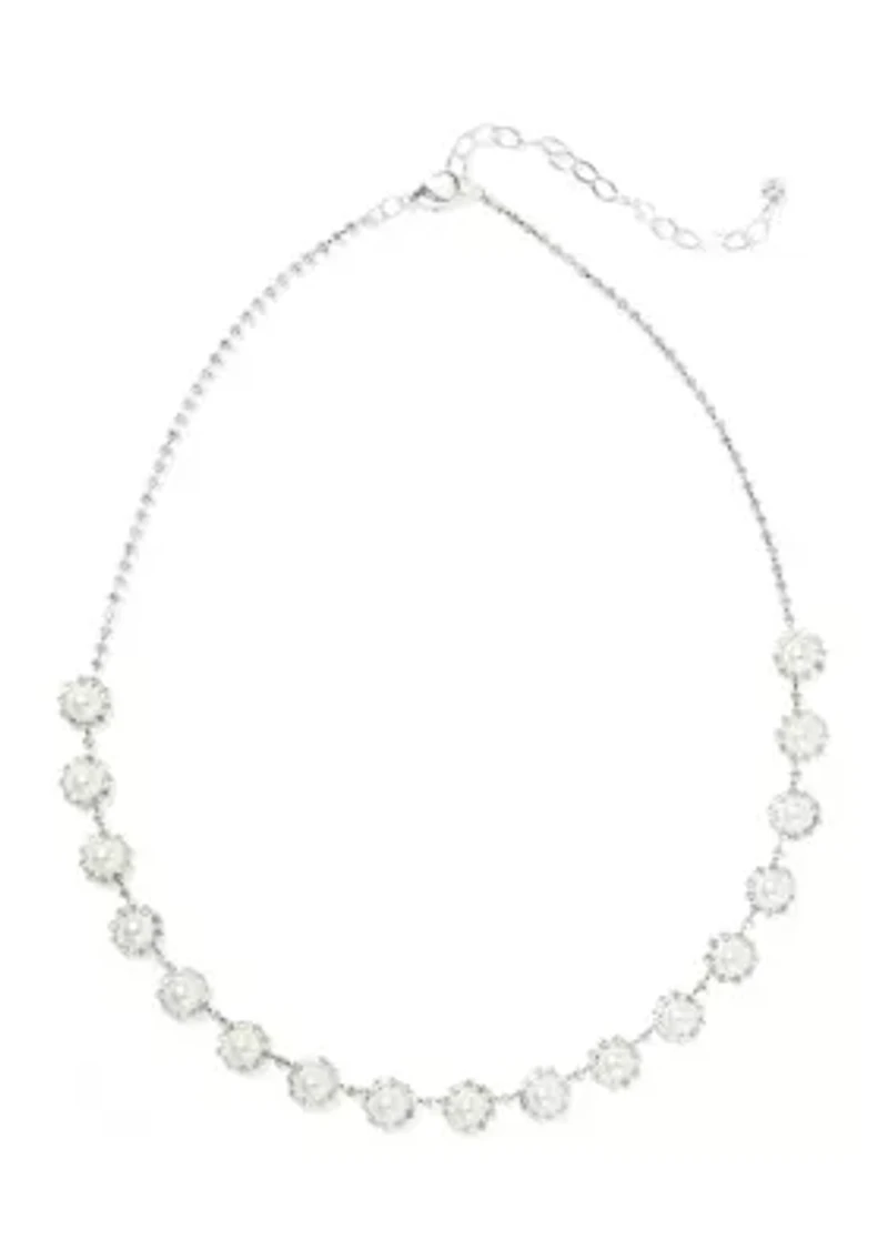 Crystal Halo Collar Necklace