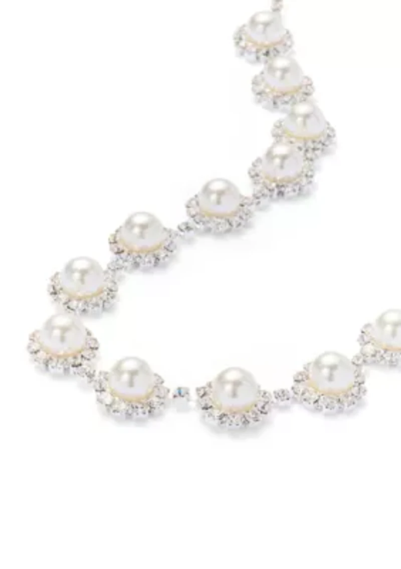 Crystal Halo Collar Necklace