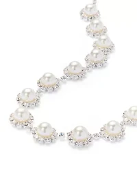 Crystal Halo Collar Necklace