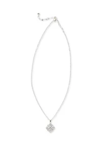 Mini Pendant Silver Tone Neklace