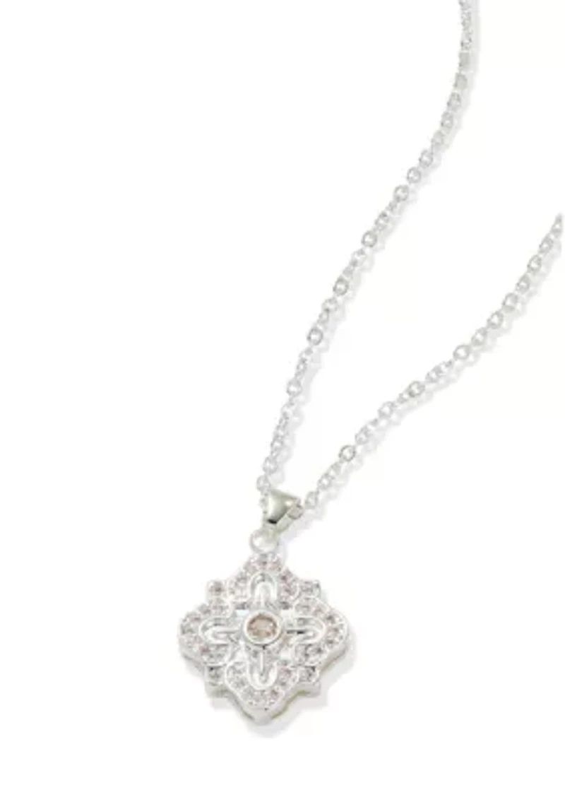 Mini Pendant Silver Tone Neklace